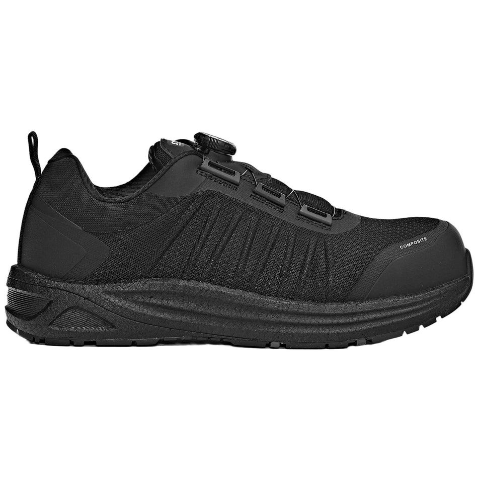 Syzmik UltraLite Lo Black Freelock® Lace Up Safety Boots (ZFF301)