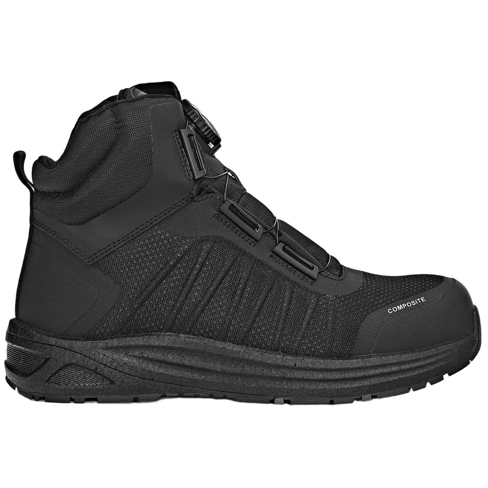 Syzmik UltraLite Mid Black Freelock® Lace Safety Boot (ZFF501) - Ace Workwear