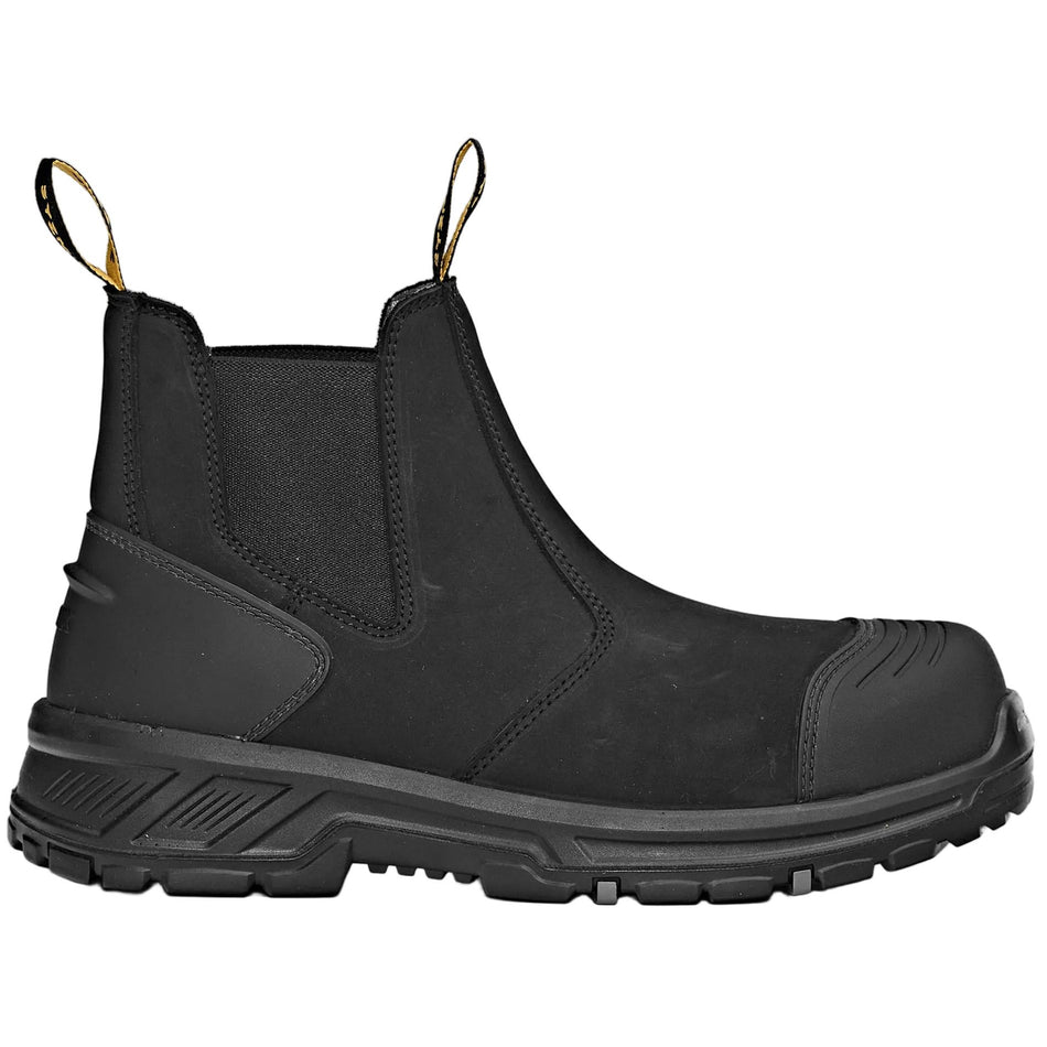 Syzmik UltraFort Black ESG Elastic Side Gusset Safety Boot With Toe Guard (ZFG501) - Ace Workwear