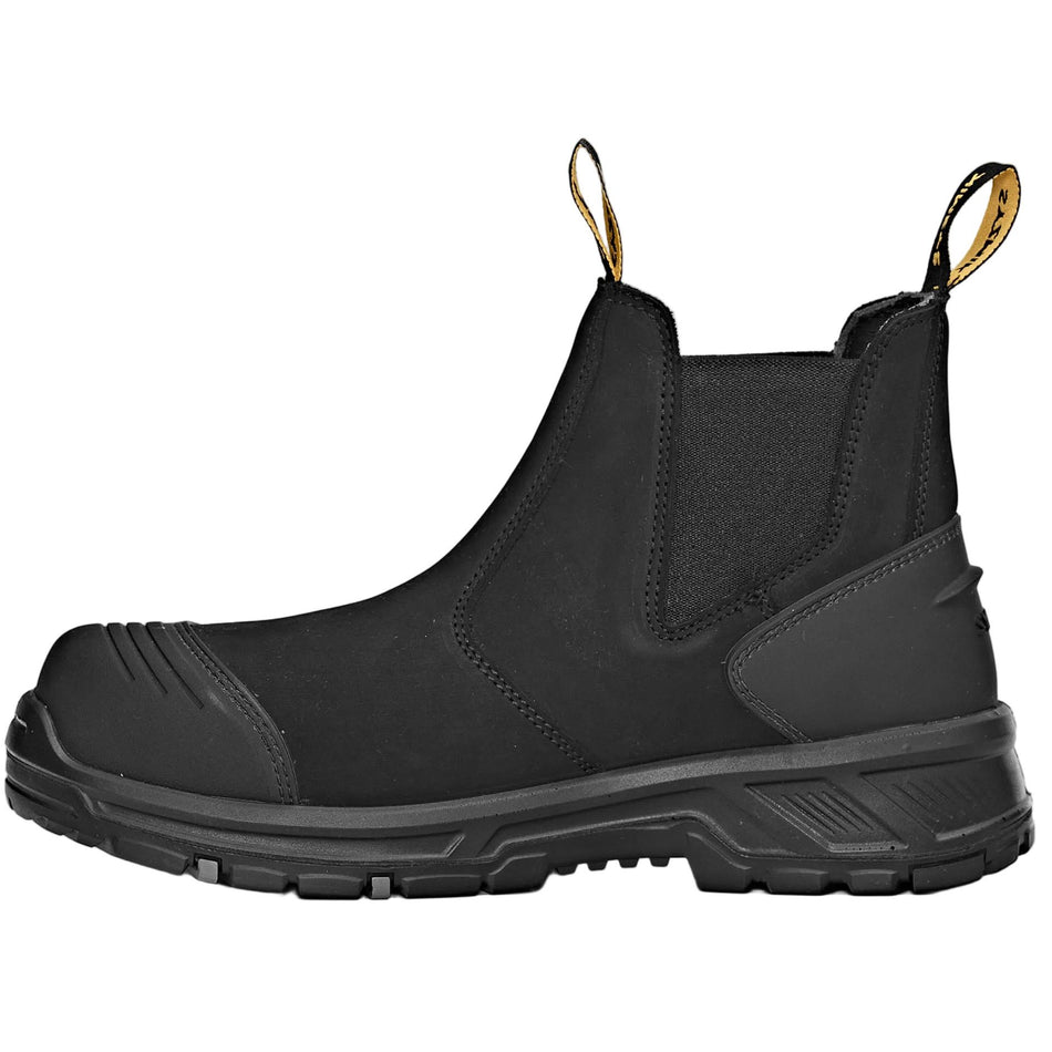 Syzmik UltraFort Black ESG Elastic Side Gusset Safety Boot With Toe Guard (ZFG501) - Ace Workwear