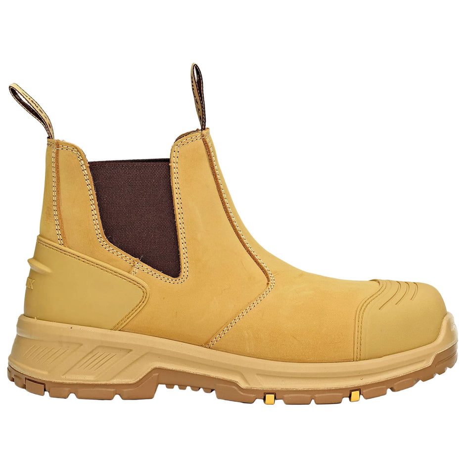 Syzmik UltraFort Wheat ESG Elastic Side Gusset Safety Boot With Toe Guard (ZFG501) - Ace Workwear