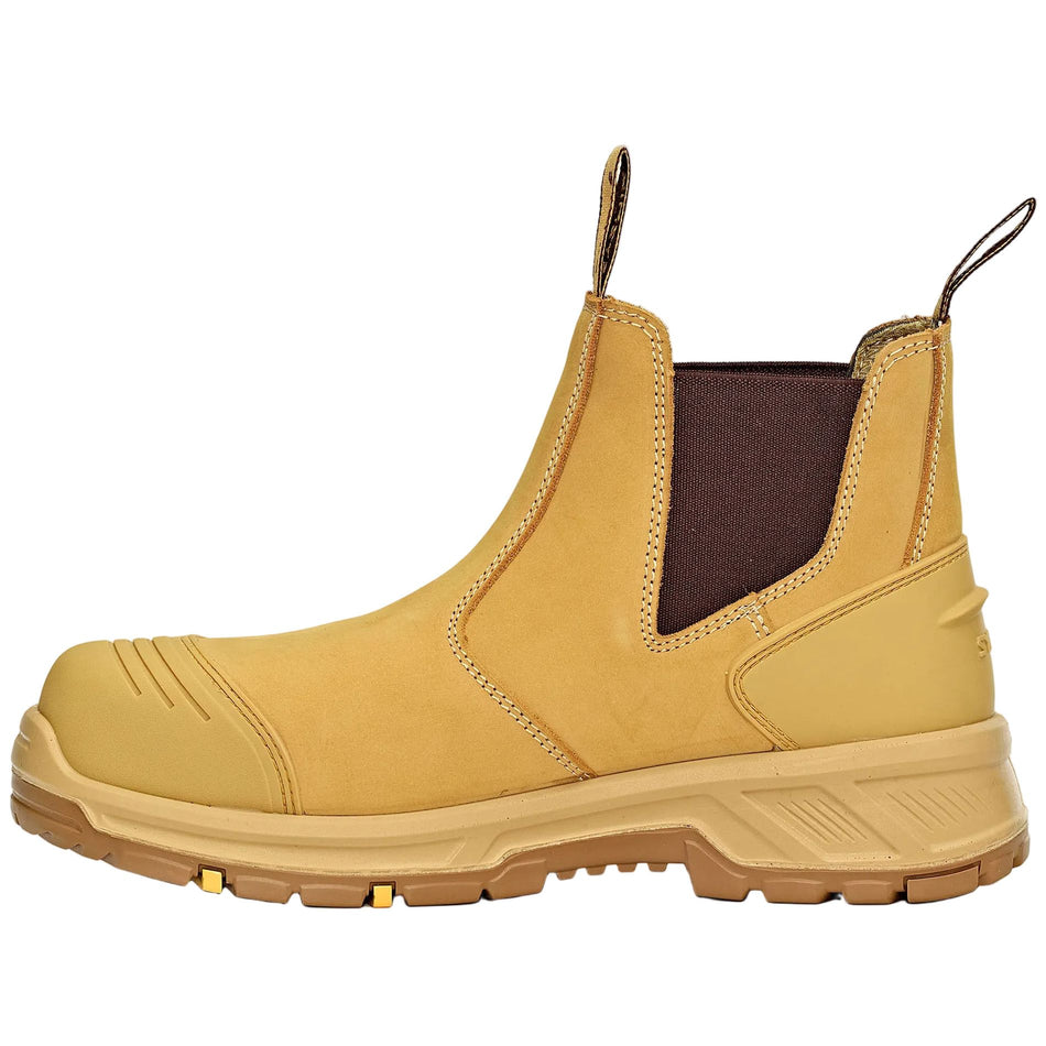 Syzmik UltraFort Wheat ESG Elastic Side Gusset Safety Boot With Toe Guard (ZFG501) - Ace Workwear