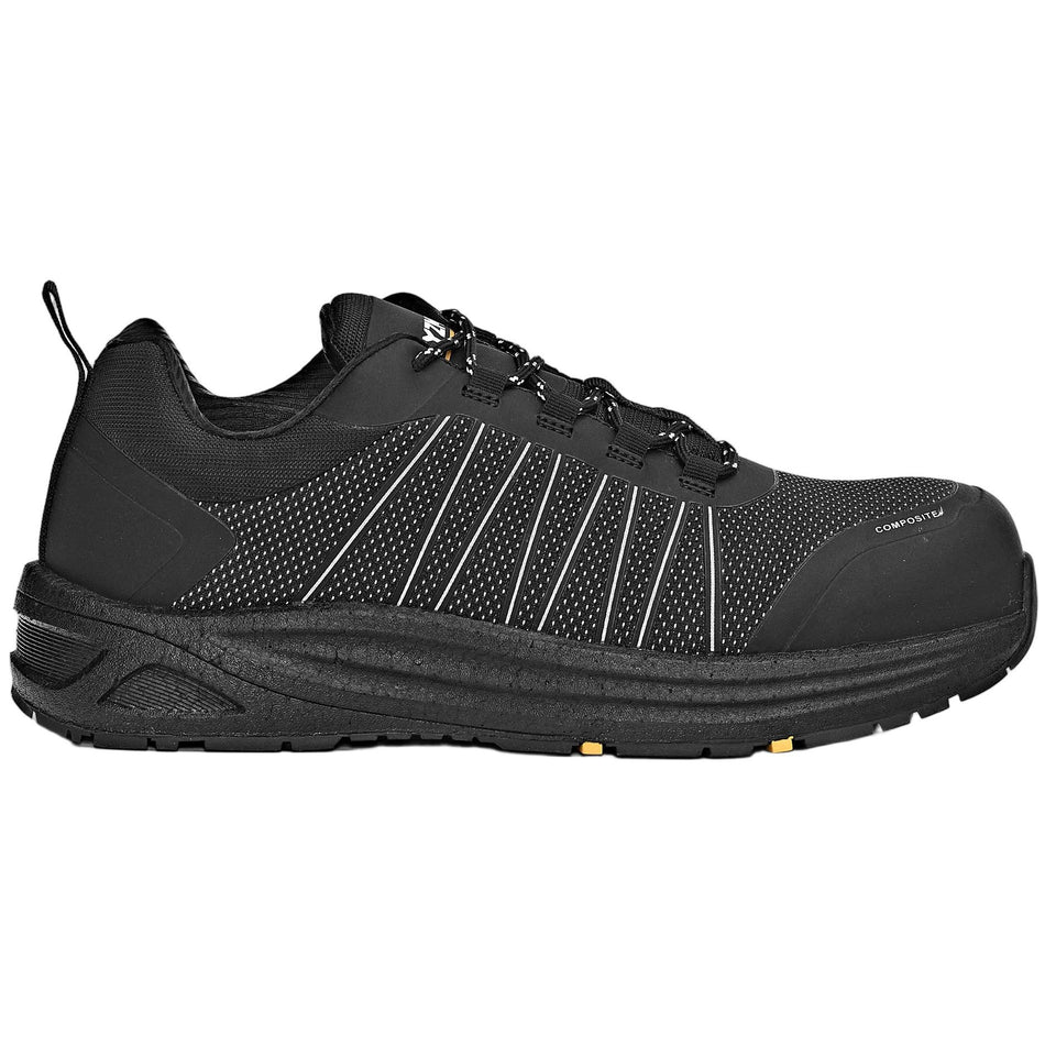 Syzmik UltraLite Lo Black Reflective Lace Up Safety Boot (ZFL301)