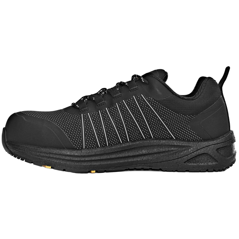 Syzmik UltraLite Lo Black Reflective Lace Up Safety Boot (ZFL301)