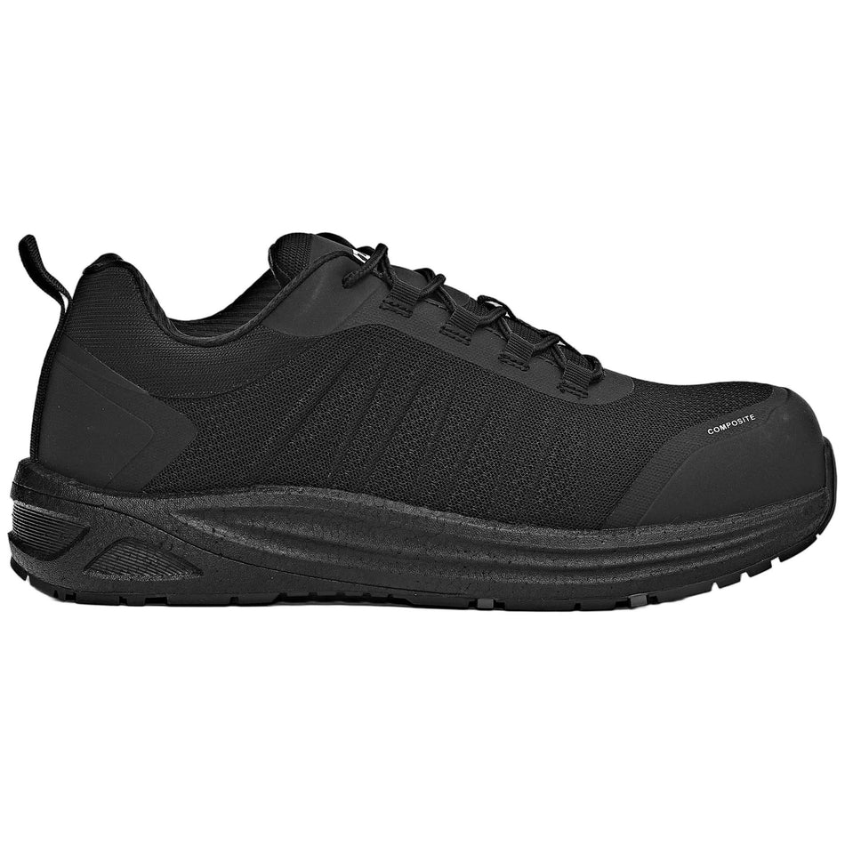 Syzmik UltraLite Lo Black Lace Up Safety Boot (ZFL302) - Ace Workwear