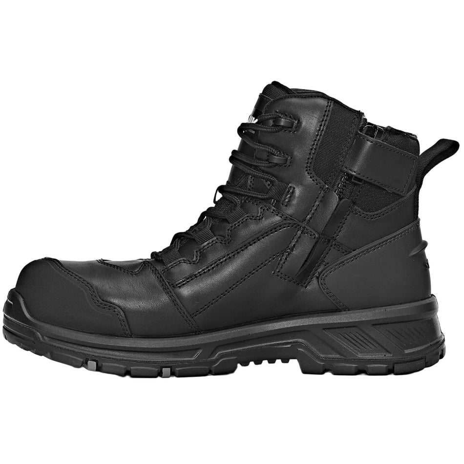 Syzmik UltraFort 5Z Black Side Zip Lace Up Safety Boot (ZFL501) - Ace Workwear