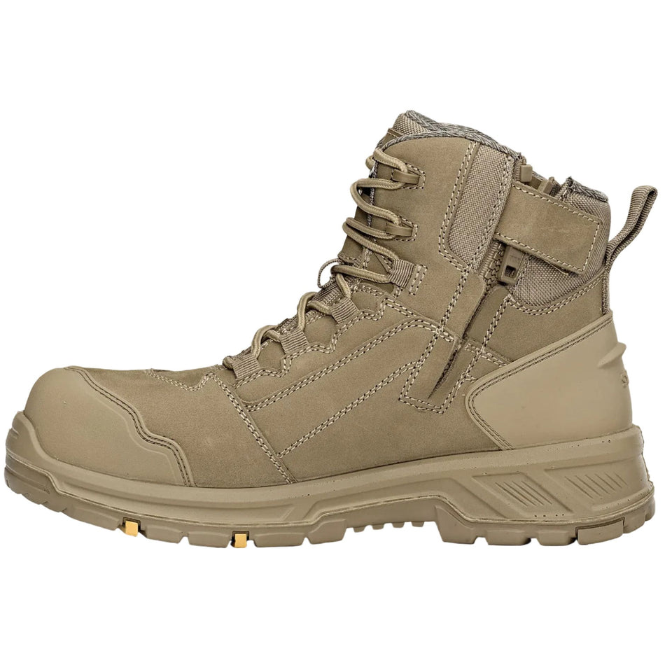 Syzmik UltraFort 5Z Stone Side Zip Lace Up Safety Boot (ZFL501)