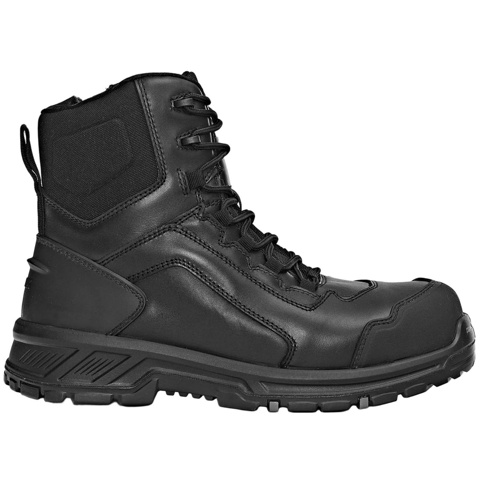 Syzmik UltraFort 6Z Black Side Zip Side Lace Up Safety Boot (ZFL601) - Ace Workwear