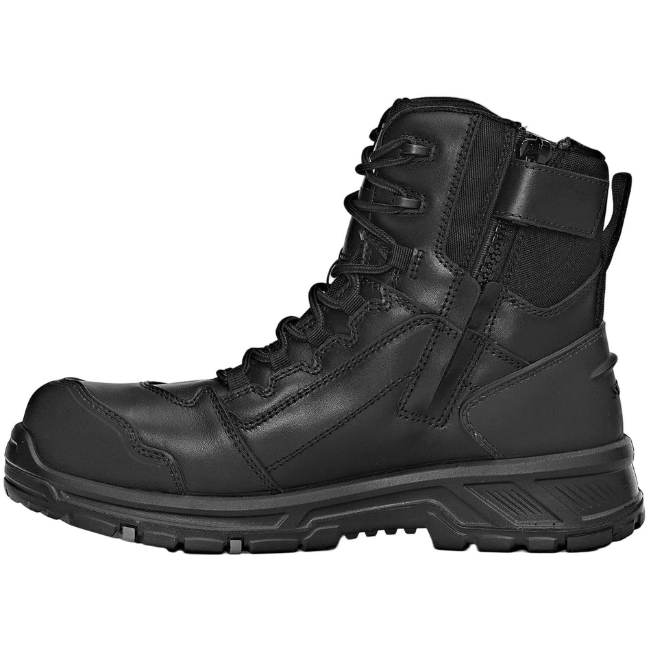 Syzmik UltraFort 6Z Black Side Zip Side Lace Up Safety Boot (ZFL601) - Ace Workwear