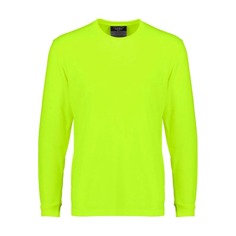 Syzmik Mens Hi Vis Long Sleeve Tee (ZH390) - Ace Workwear
