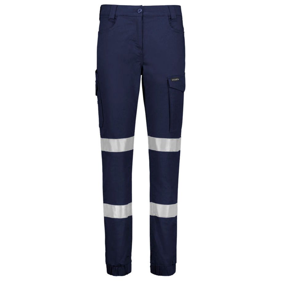 Syzmik Womens Essential Stretch Taped Cargo Pant - Cuffed (ZP735) - Ace Workwear