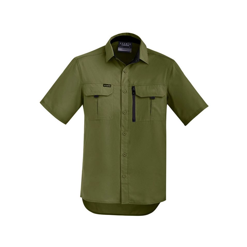 Syzmik Mens Outdoor Short Sleeve Shirt (ZW465) - Ace Workwear