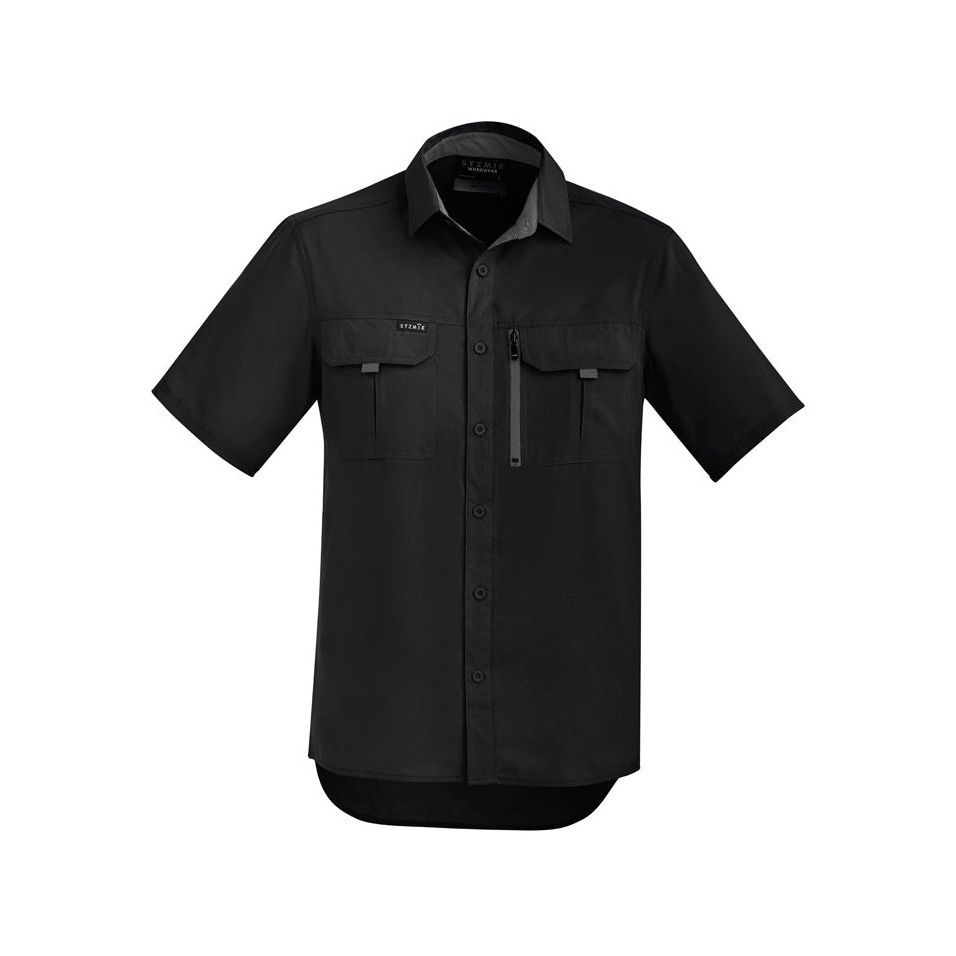 Syzmik Mens Outdoor Short Sleeve Shirt (ZW465) - Ace Workwear