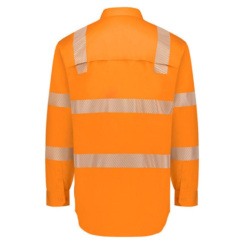 Syzmik Mens VIC Rail Shirt - Segmented Tape (ZW682) - Ace Workwear