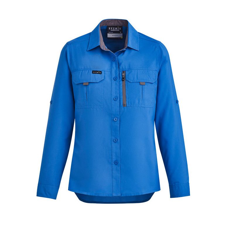 Syzmik Womens Outdoor Long Sleeve Shirt (ZW760) - Ace Workwear