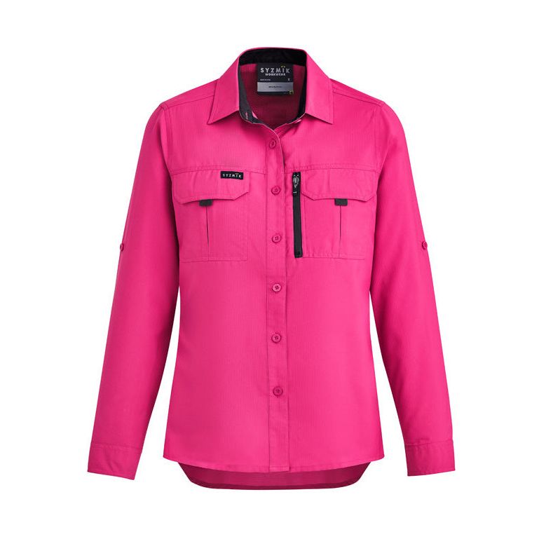 Syzmik Womens Outdoor Long Sleeve Shirt (ZW760) - Ace Workwear