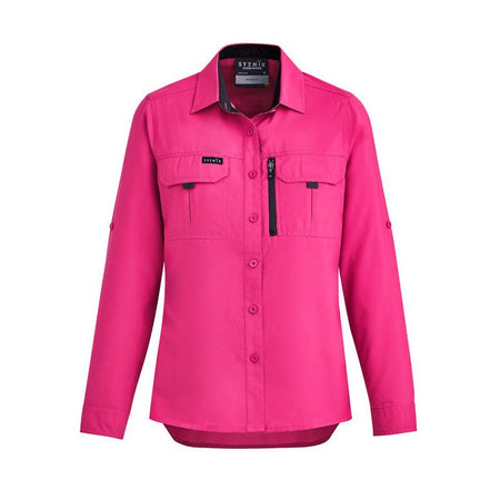 Syzmik Womens Outdoor Long Sleeve Shirt (ZW760) - Ace Workwear