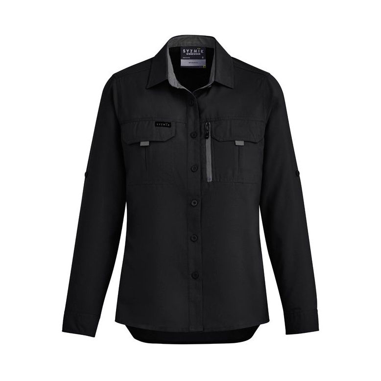 Syzmik Womens Outdoor Long Sleeve Shirt (ZW760) - Ace Workwear