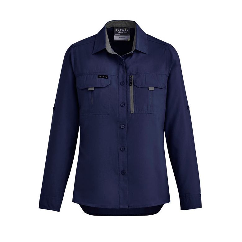 Syzmik Womens Outdoor Long Sleeve Shirt (ZW760) - Ace Workwear