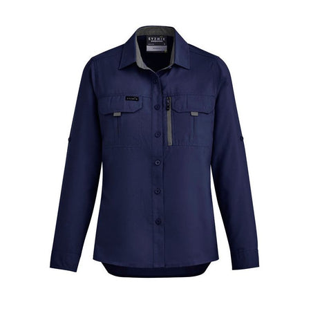 Syzmik Womens Outdoor Long Sleeve Shirt (ZW760) - Ace Workwear