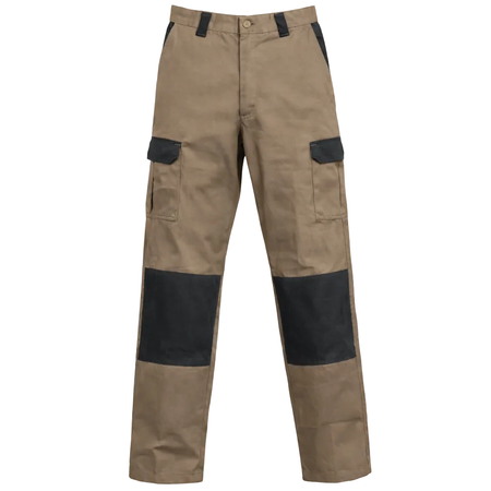 Nex Khaki/Beige Drill Cargo Pants (707) (Clearance) - Ace Workwear