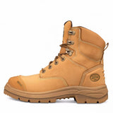Oliver 150mm Wheat Zip Sided Lace Up Steel Cap Safety Boot With Scuff Cap (55-332Z) (Pre Order)