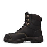Oliver Black Lace Up Steel Cap Safety Boot With Scuff Cap (55-345) (Pre Order)
