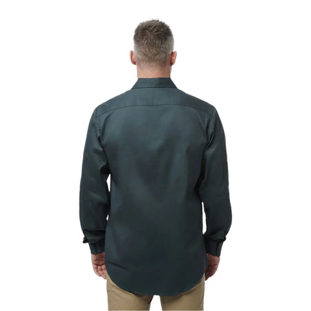 KingGee Originals Long Sleeve Open Front Cotton Drill Work Shirt (K04010) - Ace Workwear