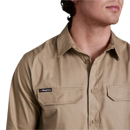 KingGee Workcool Pro Stretch Long Sleeve Work Shirt (K14021) - Ace Workwear