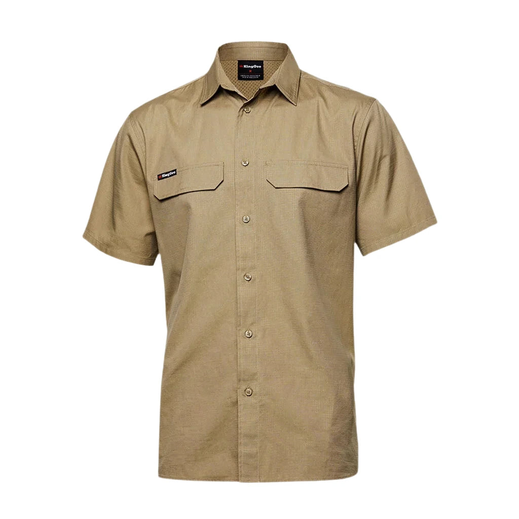 KingGee Workcool Pro Stretch Short Sleeve Work Shirt (K14022) - Ace Workwear