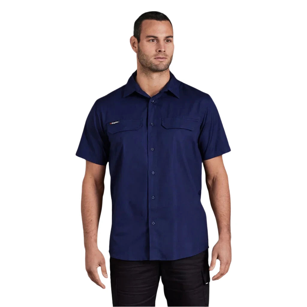KingGee Workcool Pro Stretch Short Sleeve Work Shirt (K14022) - Ace Workwear