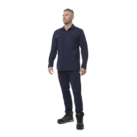 KingGee Drycool Lightweight Stretch Long Sleeve Work Shirt (K14023) - Ace Workwear