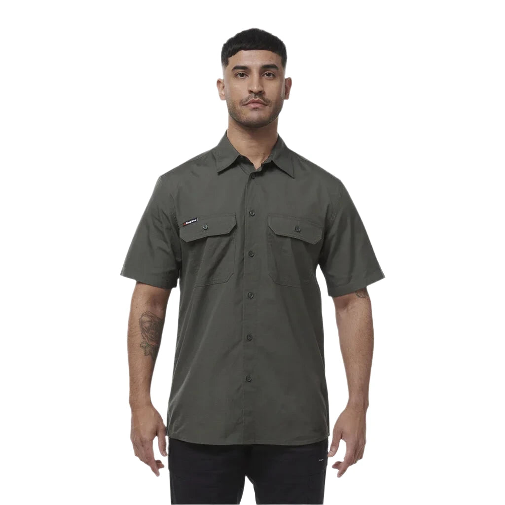 KingGee Workcool Vented Shirt Short Sleeve (K14030) - Ace Workwear
