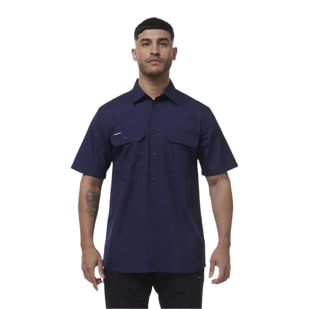 KingGee Workcool Vented Shirt Short Sleeve (K14030) - Ace Workwear