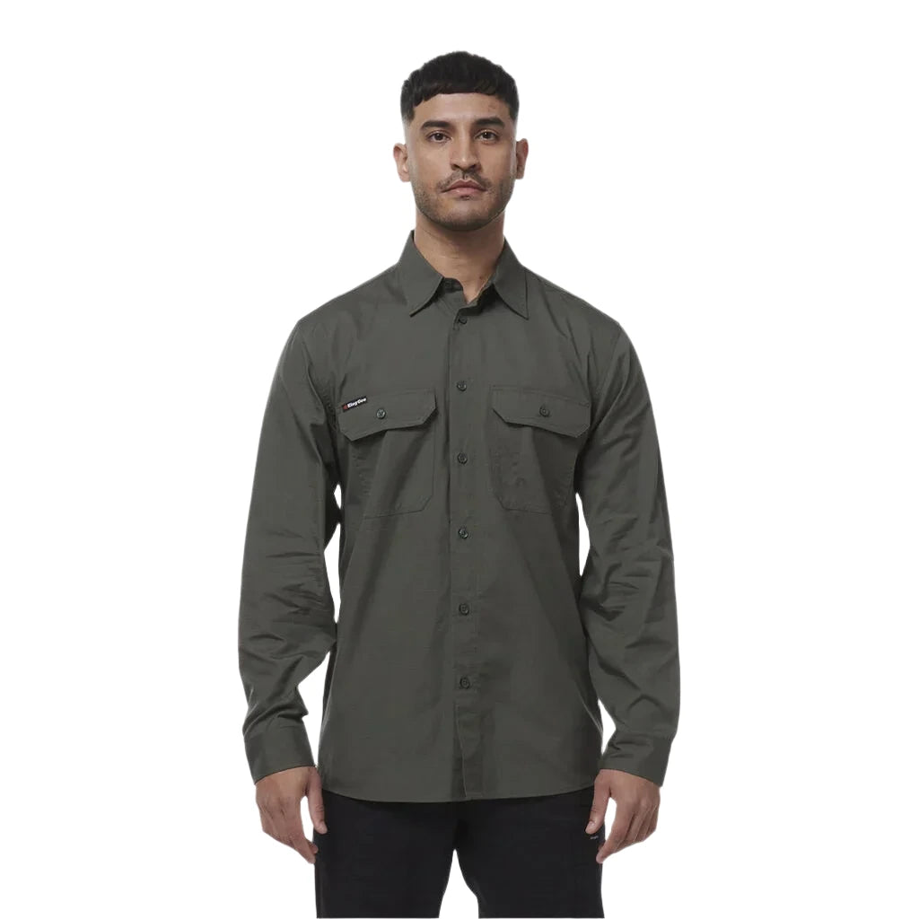 KingGee Workcool Vented Shirt Long Sleeve (K14031) - Ace Workwear