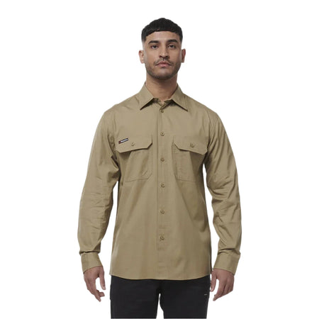 KingGee Workcool Vented Shirt Long Sleeve (K14031) - Ace Workwear