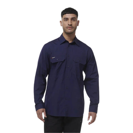 KingGee Workcool Vented Shirt Long Sleeve (K14031) - Ace Workwear