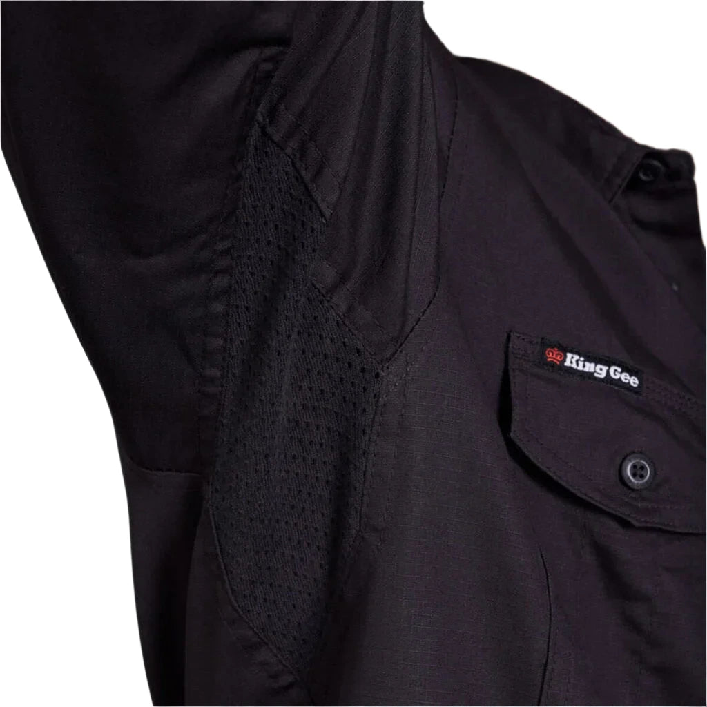 KingGee Workcool 2 Lightweight Ripstop Long Sleeve Work Shirt (K14820) - Ace Workwear