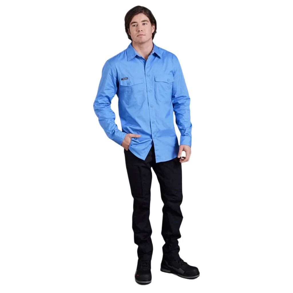 KingGee Workcool 2 Lightweight Ripstop Long Sleeve Work Shirt (K14820) - Ace Workwear