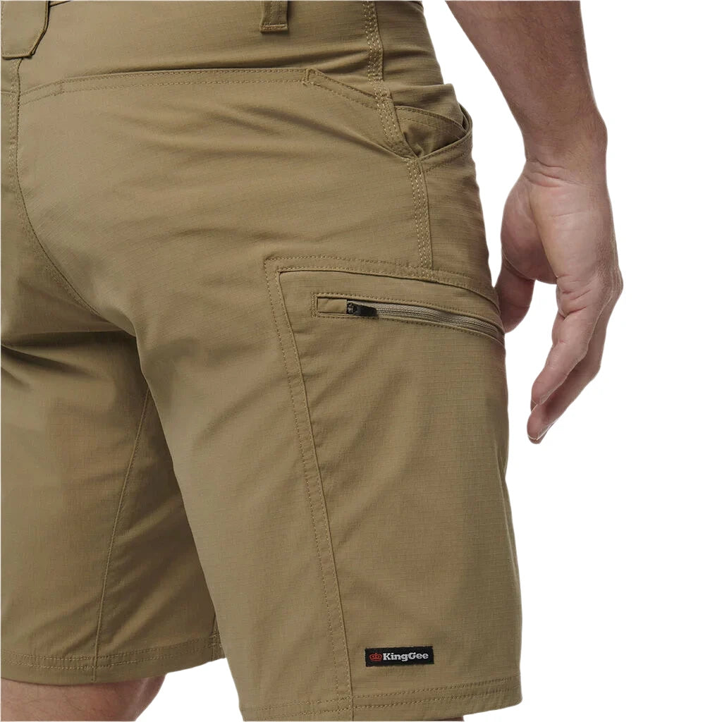 KingGee Drycool Lightweight Stretch Work Shorts (K17013) - Ace Workwear