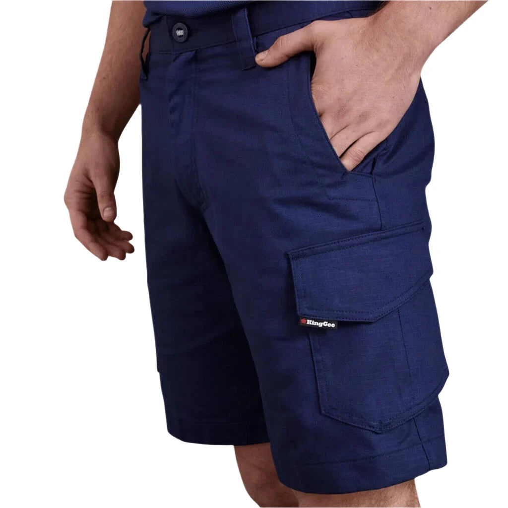 KingGee Workcool 2 Lightweight Ripstop Cargo Work Shorts (K17820) - Ace Workwear