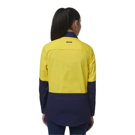KingGee Women's Workcool Vented Closed Front Spliced Shirt (K44211) - Ace Workwear