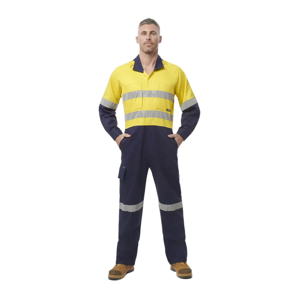 KingGee Workcool 2 Hi-Vis Reflective Two Tone Work Overalls (K51540) - Ace Workwear