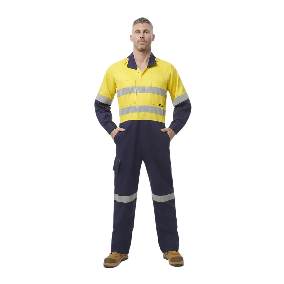 KingGee Workcool 2 Hi-Vis Reflective Two Tone Work Overalls (K51540) - Ace Workwear