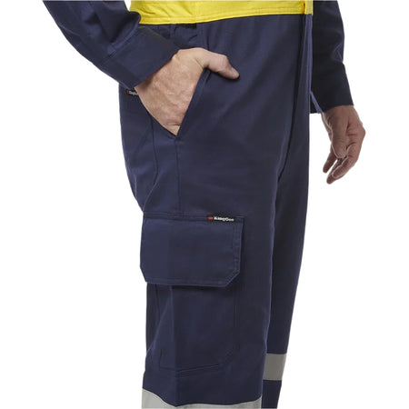 KingGee Workcool 2 Hi-Vis Reflective Two Tone Work Overalls (K51540) - Ace Workwear