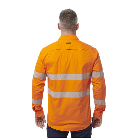 KingGee Workcool Pro Hi-Vis Stretch Reflective Work Shirt (K54031) - Ace Workwear