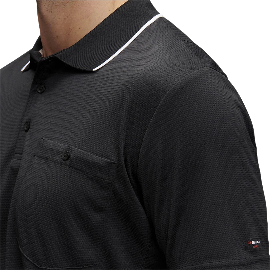 KingGee Workcool Hyperfreeze Short Sleeve Polo Shirt (K54209) - Ace Workwear