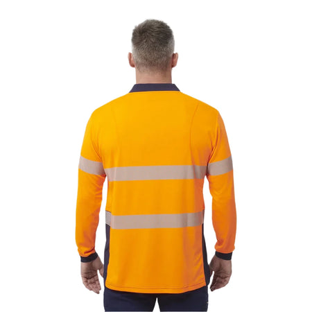 KingGee Workcool Hyperfreeze Hi-Vis Reflective Long Sleeve Polo (K54225) - Ace Workwear