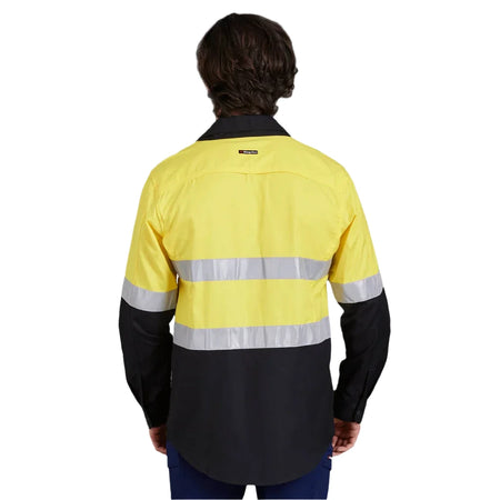 KingGee Workcool 2 Hi-Vis Reflective Two Tone Long Sleeve Work Shirt (K54880) - Ace Workwear