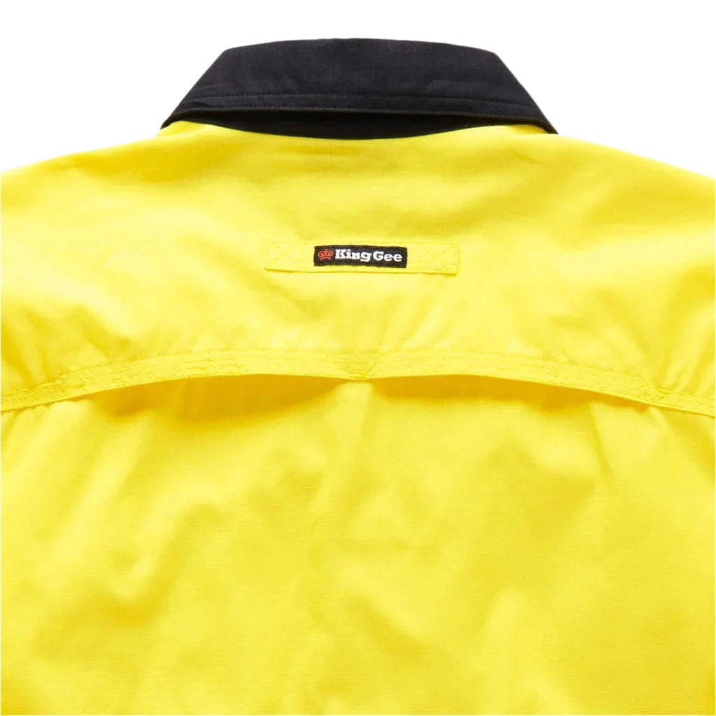 KingGee Workcool 2 Hi-Vis Reflective Two Tone Long Sleeve Work Shirt (K54880) - Ace Workwear